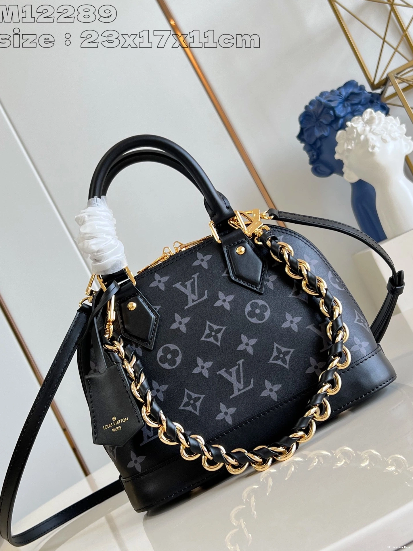 Aaa replica ru BB-23.5*17.5*11.5cm VUITTON ALMA LOUIS 0803